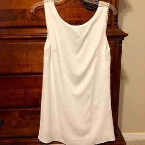 White backless Dress